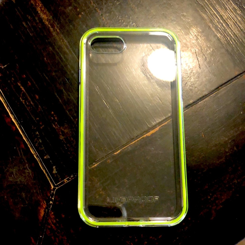 Lifeproof SLAM Case for iPhone 7/8 (2nd gen) Night Flash (Clear/Lime/Black) EUC